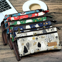 Polyester Waterproof Women's Coin Bag Ladies Organizer Wallet Female Phone Purse Money Pouch Clutch Handbag