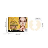 Jaysuing Collagen Face Patch Remove Smile Lines Enhance Skin Elasticity Firming Fade Fine Lines Tightening Lifting Face Patch
