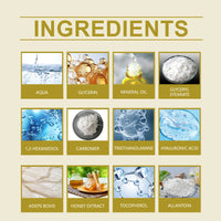 WoodSleep 60g Beef Tallow Honey Face Moisturizer - Intense Hydration for Dry Skin, Anti-Chapping Winter Skincare for Women & Men