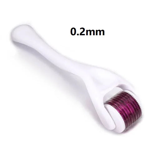 Derma Roller for Facial Body Hair Growth,540 Needles, Micro Face Roll Tool, Skin Beard, 0.2mm, 0.25mm, 0.3mm