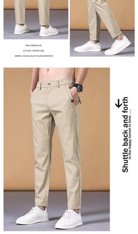 Fashion Men's Pants Summer Suit Pants Casual Men's Pants