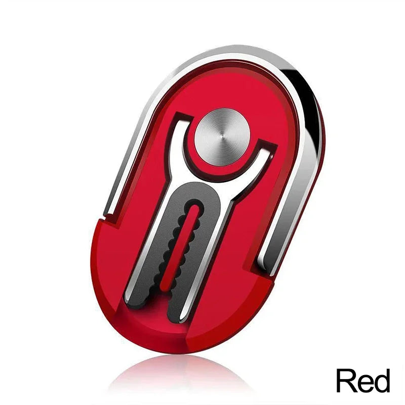 Finger Ring Phone Holder Stand Bracket Universal Mini Phone Holder Rotating for Car Air Vent Mobile Phone Back Sticker Foldable