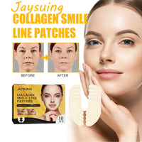Jaysuing Collagen Face Patch Remove Smile Lines Enhance Skin Elasticity Firming Fade Fine Lines Tightening Lifting Face Patch