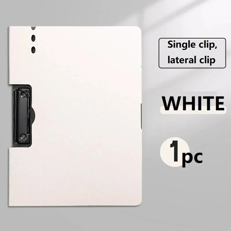 1PC A4 File Folder with Cover - Document Organizer Clipboard for Business & School, Office Stationery Supplies, Paper Holder