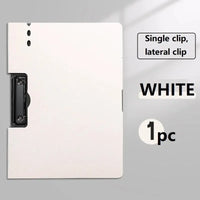 1PC A4 File Folder with Cover - Document Organizer Clipboard for Business & School, Office Stationery Supplies, Paper Holder