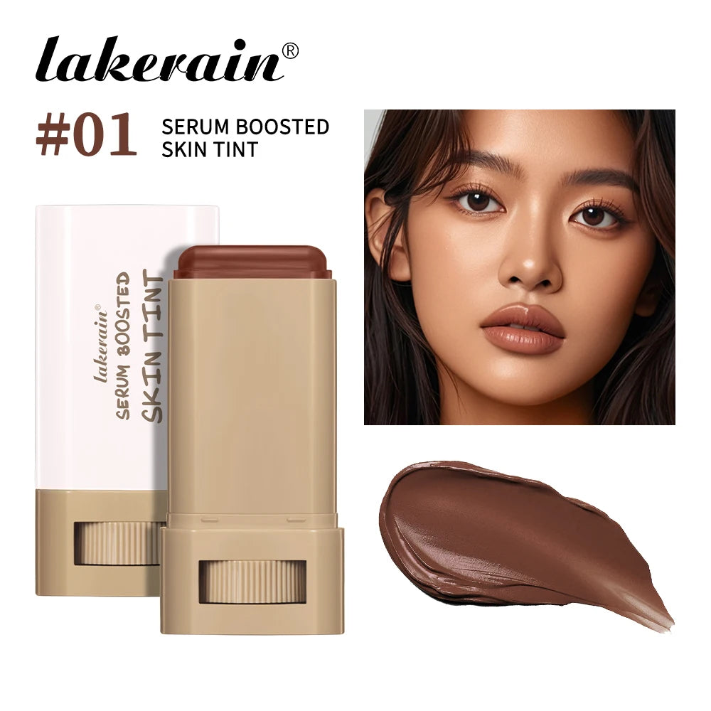 Foundation Stick Balm Skin Bronze Tint Eraser Foundation Stick Smooth Plumper Long-lasting Flawless Makeup Face Beauty Cosmetics