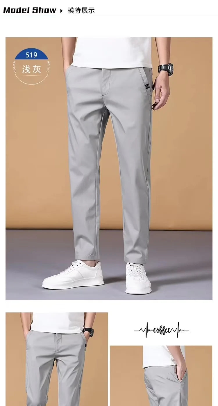Fashion Men's Pants Summer Suit Pants Casual Men's Pants