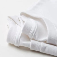 Monogram Flower Geometric Print Cotton T Shirts for Men Women 2025 Summer Short Sleeve Tees Streetwear Casual