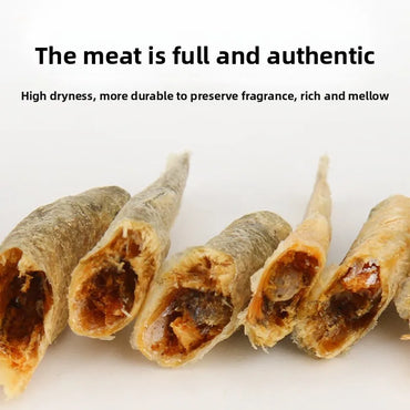 Nai chong Freeze-Dried Freshwater Fish Snacks - All-Natural Treats for Turtles, Cats, Dogs & Small Pets - Nutritional Supplement