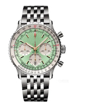 2025 Original Brand Men Watches Classic Multifunction Stainless Steel Automatic Date Watch Business Chronograph Quartz Watch