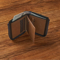 1pc Premium Retro Short Wallet for Men,Stylish Multifunction PU Leather Zipper Durable Wallet