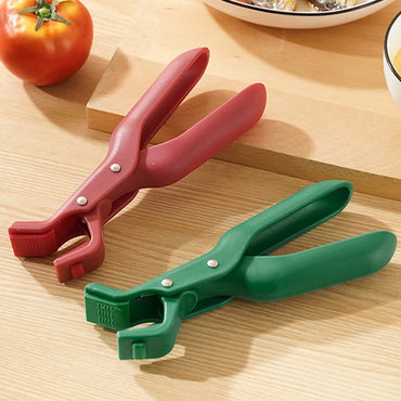 Hot Plate Gripper Anti-Scalding Clips Holder Tongs Bowl Holder for Moving Hot Plate Bowls Pizza Pan for Kitchen Home Restaurant
