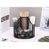 Pencil Holder Rotating Desk Organizer Metal Pen Organizer Mesh Pen Holder Office Desk Accessories Cute Office School Home Art S