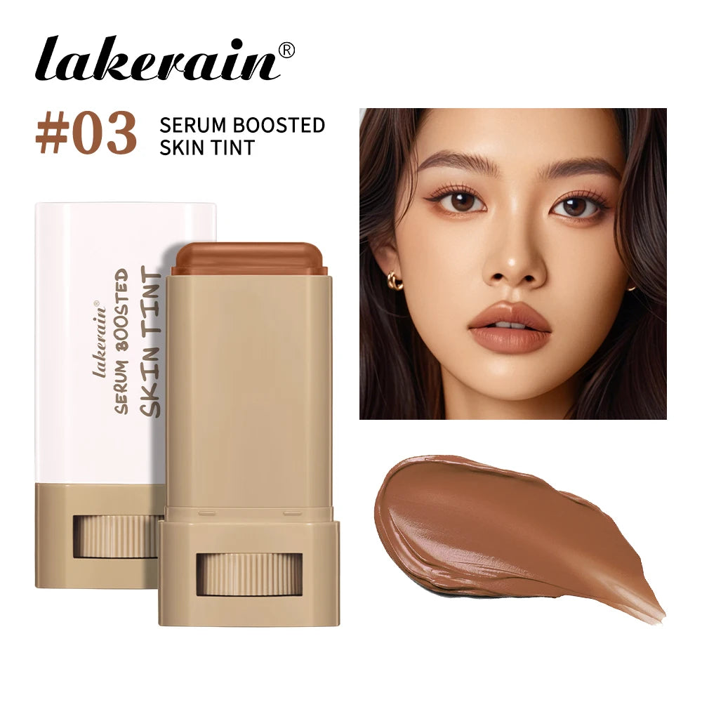 Foundation Stick Balm Skin Bronze Tint Eraser Foundation Stick Smooth Plumper Long-lasting Flawless Makeup Face Beauty Cosmetics