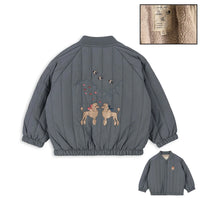2025 Autumn KS Baby Boys Cartoon Cotton Fleece Outwear Kids Winter Clothes Toddler Girls Lambswool Jacket Child Embroidery Coat