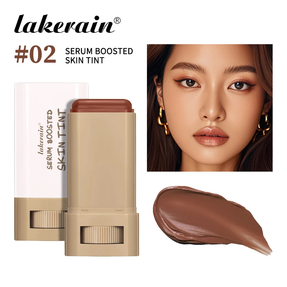 Foundation Stick Balm Skin Bronze Tint Eraser Foundation Stick Smooth Plumper Long-lasting Flawless Makeup Face Beauty Cosmetics