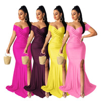 Designer Party Dresses Women Off Shoulder Evening Dress