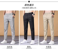 Fashion Men's Pants Summer Suit Pants Casual Men's Pants