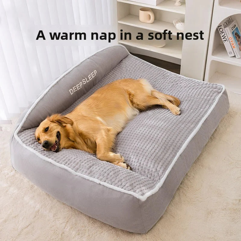 New Cat Bed Dog Pet Bed Kennel Non-Slip Winter Warm Small Dog Kennel Sleeping Removed Washed Soft Puppy Cushion Cat Supplies