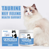 Taurine Powder for Cats Gentle Formula Supports Heart, Vision Overall Health Daily Care Supplement for Comfort and Well-Being