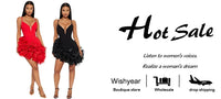 Mini Dress Women Sexy Straps Ruffle Red Luxury Birthday Night Prom Robe
