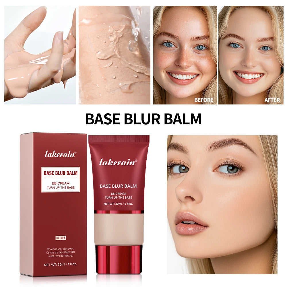 Matte Base Blur Balm Soft Light Focus Matte Cream Coverage Concealer Waterproof Long-lasting Natural Foundation Cosmetics Makeup