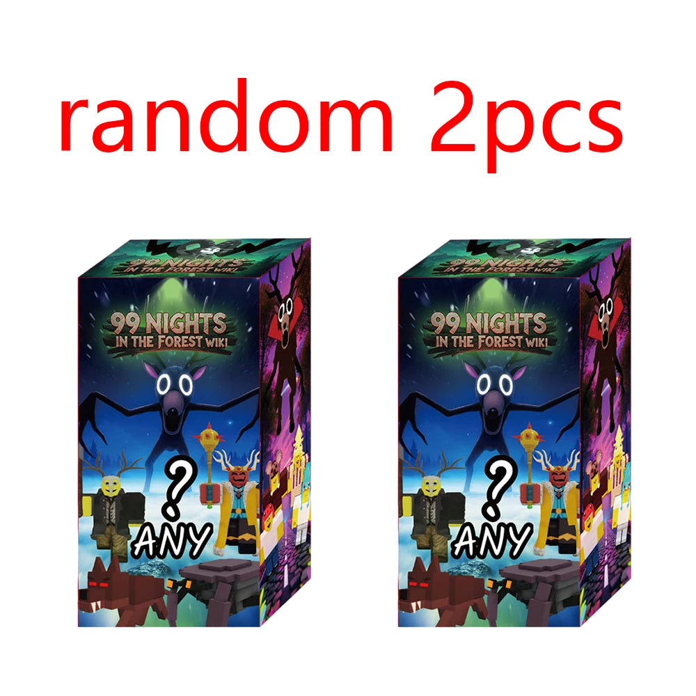 99 Nights In The Forest Monster Blind Box 2025 New Hot DEER  Cartoon Milu Deer Stuffed Game Peripherals Halloween Toy Gifts