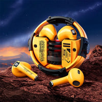 Ship From US Transformers Wireless Bluetooth Earphones Low Latency Gaming Headset TF-T23 HD Call with Mic Earbuds Sport