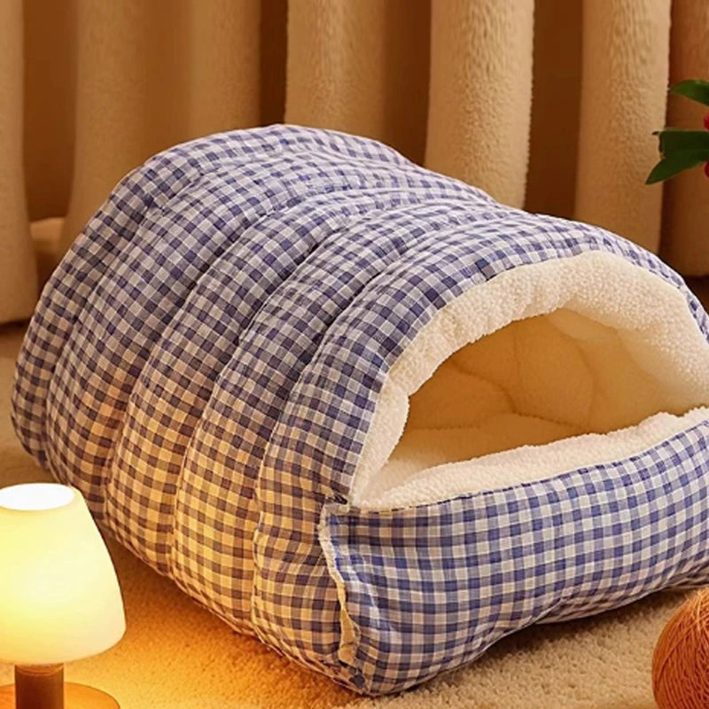 Closed Cat Bed Removable Pet Litter Four Seasons Warm Cat Litter Winter Cat Litter Dog Litter Four Seasons Universal Supplies