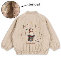 2025 Autumn KS Baby Boys Cartoon Cotton Fleece Outwear Kids Winter Clothes Toddler Girls Lambswool Jacket Child Embroidery Coat