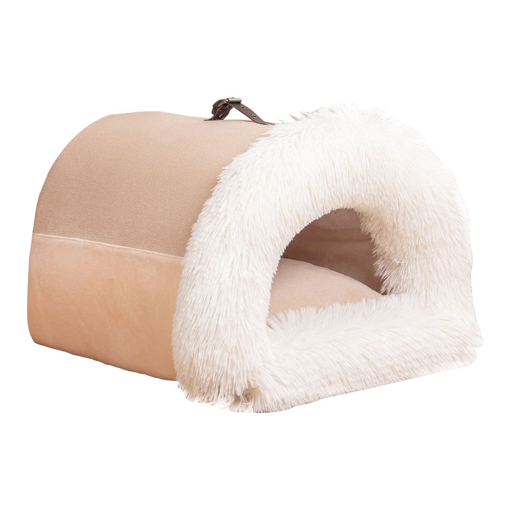 Pet Nest Portable Autumn And Winter Warm Dog Nest Moisture-proof Long Fur Cat Nest Cross Border Pet Nest